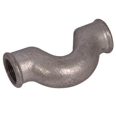 Malleable Pipe Fittings Crossover Black | 3/4" BSPP Female  | EEBCR12