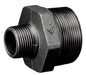 Crane Malleable Pipe Fittings M145B Black Reducing Nipple | 1.1/2" | 0CC01212T - FluidAirFittings