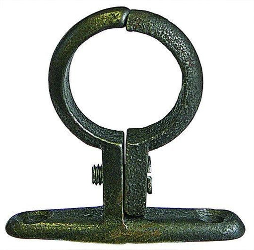 Malleable Pipe Fittings - School Board Pipe Brackets Black | Nominal Bore 2.1/2" (65mm) | BSB40 - FluidAirFittings