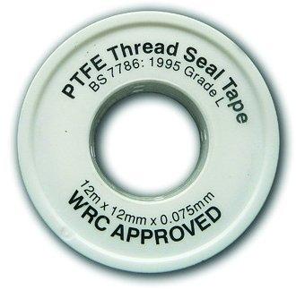 PTFE Thread Seal Tape | Width 12mm | Roll Length 5 Mtr | PTFEGAS