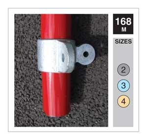 ITM Pipeclamp Handrail Range 90º deg Male CornerSwivel (168M) | Pipe-clamp Size 2 | 168M-2
