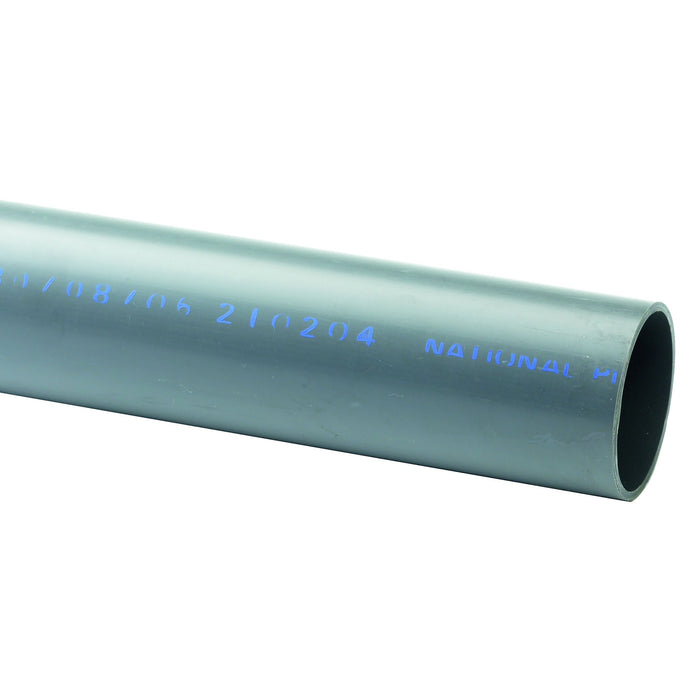 UPVC Class C Pipe Plain End 6 Meter Length | Size 2.1/2" | Pipe O/D 75.2(mm) | Pipe I/D 68.8	(mm) | ITM-21P08CPE