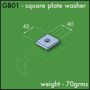 Ring Main and Channelling Unistrut Compatible Welded Angle Brackets Pre-Galvanised Finish. - GB11 | 10 | GB11