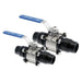 Air Volution HR Range Pipe System Stainless Steel Ball Valve Tube x Tube | Diameter 32(mm) | VAINOX032 - FluidAirFittings