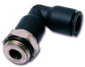 Parker-Legris LF3000 Series Extended Male Stud Elbow BSPP 1/4"- 6mm Tube | 31690613 - FluidAirFittings