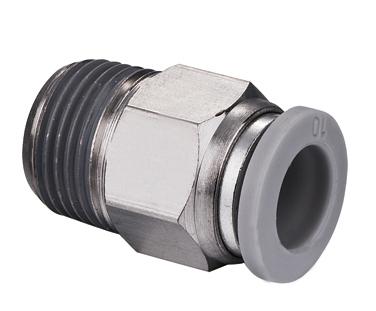 XHnotion Male Hex Stud BSPT  3/8" - 12mm Tube | WPC12-03 - FluidAirFittings