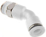XHnotion Male 45 Stud Elbow BSPT 1/4" - 8mm Tube | WPLH8-02 - FluidAirFittings