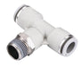 XHnotion Male Centre Leg Tee BSPT 3/8" - 10mm Tube | WPB10-03 - FluidAirFittings