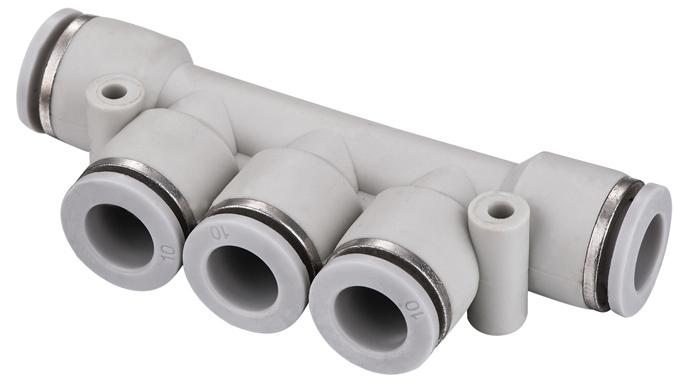 XHnotion Multiple Tee Push-In  Fittings | 8mm | WPK8 - FluidAirFittings