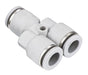 XHnotion Equal Y Push-In  Fittings | 6mm | WPY6 - FluidAirFittings