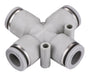 XHnotion Equal Cross Push-In  Fittings | 6mm | WPZA6 - FluidAirFittings