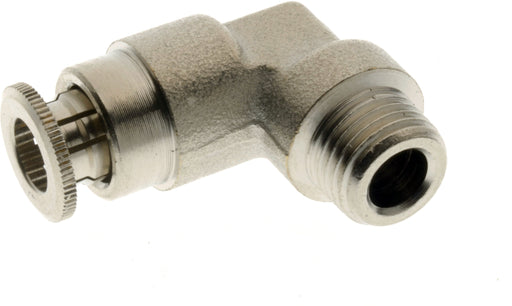 Aignep 58000 Series High Pressure Elbow Male Stud Metric | M10-6mm Tube | 581006-M10X1 - FluidAirFittings