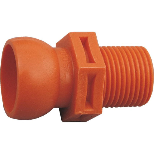 Fittings For 1/2'' Cooling Ball Push-In & Plastic Fittings | Tap Valve Socket to Socket | BCH08-10 - FluidAirFittings