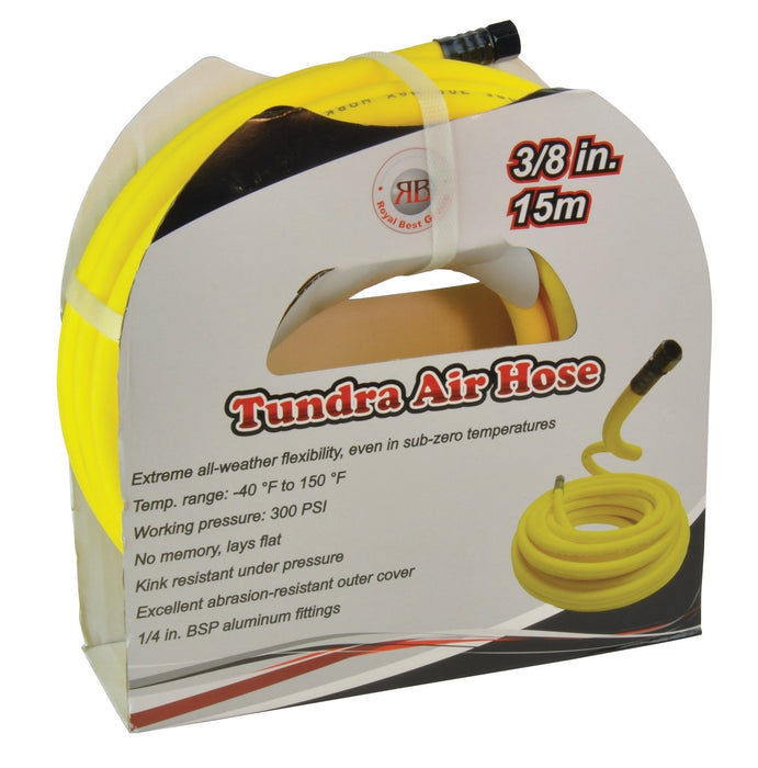 Radashe Tundra All Weather Air Hose | Bore 9.5mm x 15 Metre |  Yellow | TRB6100