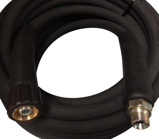 Jet Washer Hose | For Pressure Washer Applications | Black | Length 10m | LA00015A - FluidAirFittings