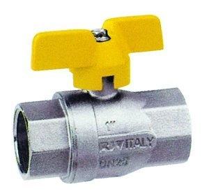 T Handle Ball Valve WRAS Gas Approved Female - Female | Size 1" | BE7164-16 - FluidAirFittings