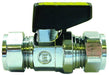 Aignep Mini Ball Valve Compression Ends. Gas Approved | Tube O/D 6(mm) | 6450/06 - FluidAirFittings