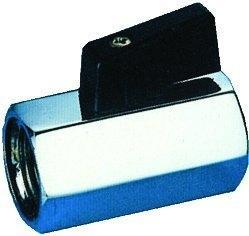 Mini Ball Valve BSP Female Female WRAS | Size 1/8" | BE4002-02 - FluidAirFittings