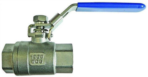 Stainless Steel Two Piece Lever Ball Valve | 1.1/2" | SSV232 - FluidAirFittings
