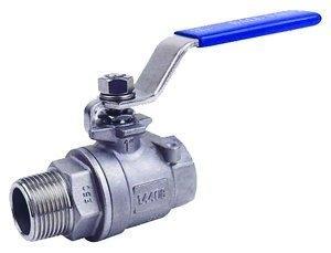 Stainless Steel Two Piece Lever Ball Valve Male/Female | 4" | BE6240-04 - FluidAirFittings