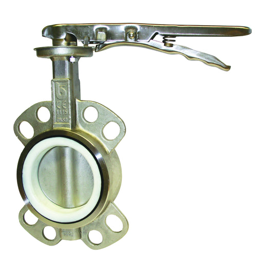 Stainless Steel Butterfly Valve - Wafer Pattern Size 2" To 8" | 2" | BE6911-32 - FluidAirFittings
