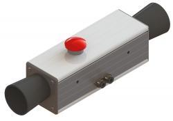 A.Z Pneumatica - Two Hand Start Device Signal Only c/w Emergency Stop Part No 08.363.4 | Flow Rate 70 Nl/min | Connection 6mm | 08.363.4 - FluidAirFittings