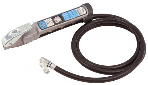 PCL Airforce Mk 4 Tyre Inflator 9' Tyreshop Model | 9 ft (2.7 m) Hose Length | Single Clip on Connector | 0-138psi Scale | AFG4H061 - FluidAirFittings