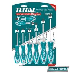 TOTAL Industrial - 33 Piece Screwdriver & Bit Set | PZ & T | TACSD30336 - FluidAirFittings