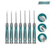 TOTAL Industrial - 7 Piece Precision Screwdriver Set | 2 x SL5.5 (75/100mm) 1 x SL6.5 (150mm) | THT250726 - FluidAirFittings