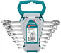TOTAL Industrial - 8 Piece Combination -  Spanner Set 6 - 19mm | 14/15/17/19mm | THT102286 - FluidAirFittings