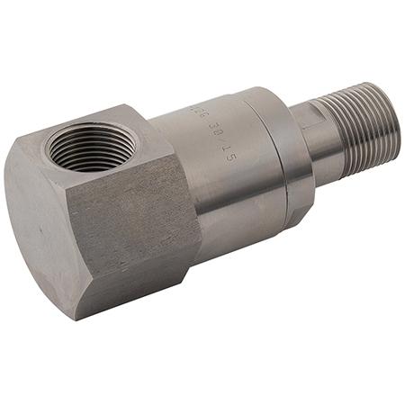 Holmbury Hydraulic Stainless Steel Rotary Coupling 90° SR 90 Series | 1" BSPP | SR90-16GM-16G