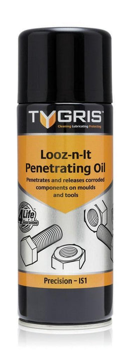 Tygris Looz-n-It Penetrating Precision Aerosol Oil | 400ml Size | IS1