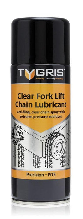 Tygris Clear Fork Lift Chain Lubricant | 400ml Size | IS75