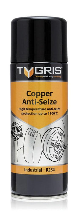 Tygris Copper Anti-Seize High Temperature Lubricant | 400ml Size | R234