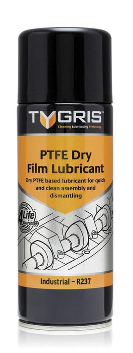 Tygris PTFE Dry Film for very low friction. Lubricant  | 400ml Size | R237