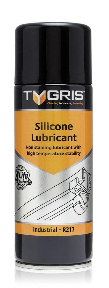 Tygris Non-Staining Silicone Lubricant | 400ml Size | R217 - FluidAirFittings
