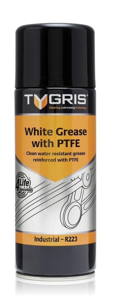 Tegris White Grease with PTFE  | 400ml Size | R223 - FluidAirFittings