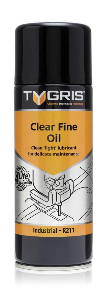Clear Fine Oil Industrial | 400ml Size | R211 - FluidAirFittings