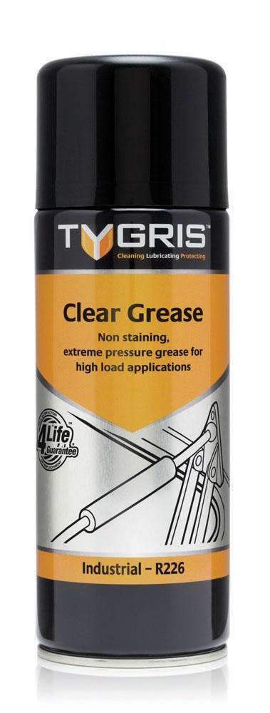 Tegris Non-Staining Clear Grease | 400ml Size | R226 - FluidAirFittings