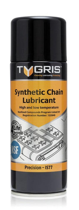 Tygris Synthetic Chain Lubricant NSF Food Area | 400ml Size | IS77