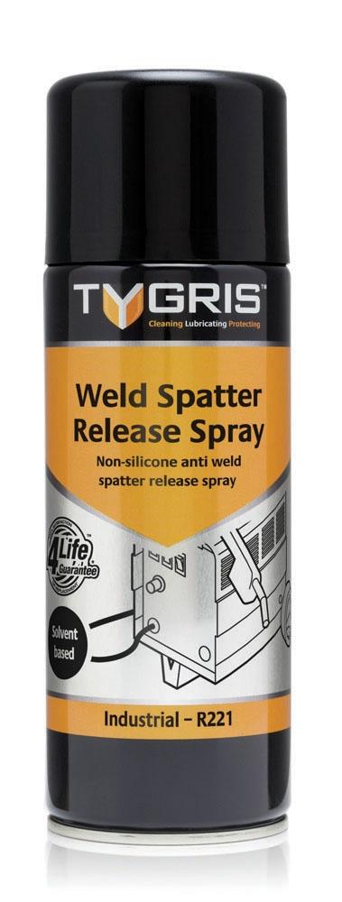 Tygris Weld Spatter Release Spray (Solvent Based) | 400ml Size | R221 - FluidAirFittings