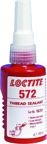 Loctite 572 Low Strength Slow Cure Pipeseal | Pack Size 50ml | LOC-229360